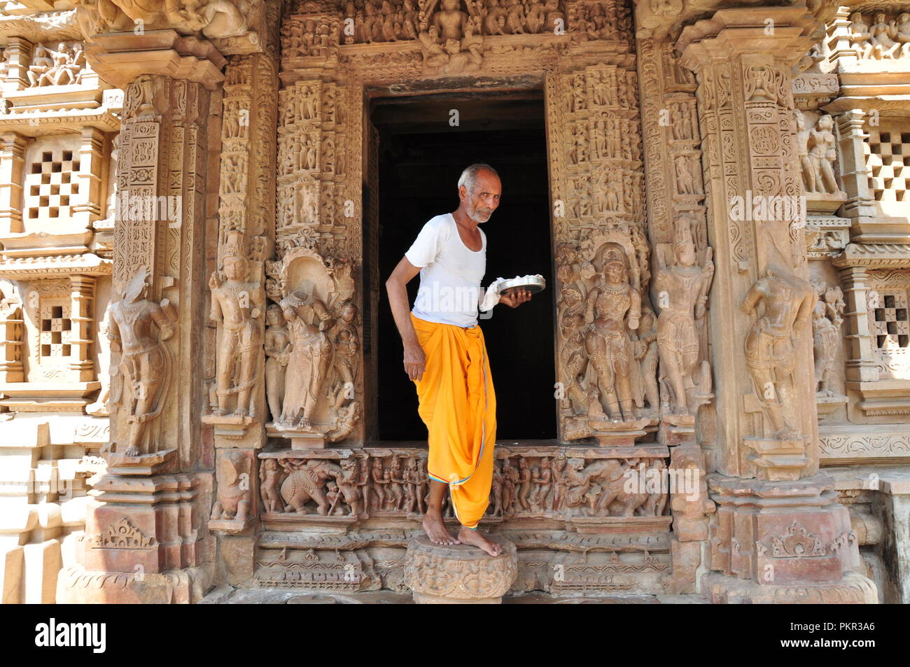 Khajuraho temples, India Stock Photo