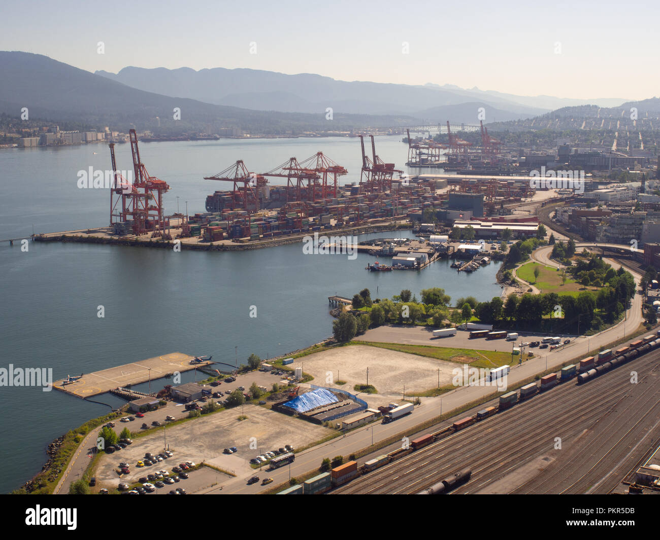 Port of Vancouver Stock Photo Alamy