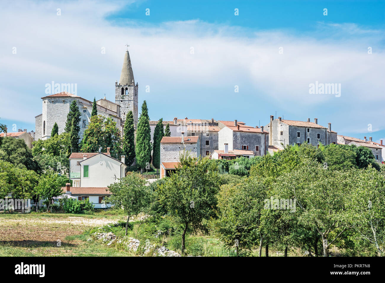 Historical Bale village in Istria, Croatia. Travel destination. Beautiful  place Stock Photo - Alamy