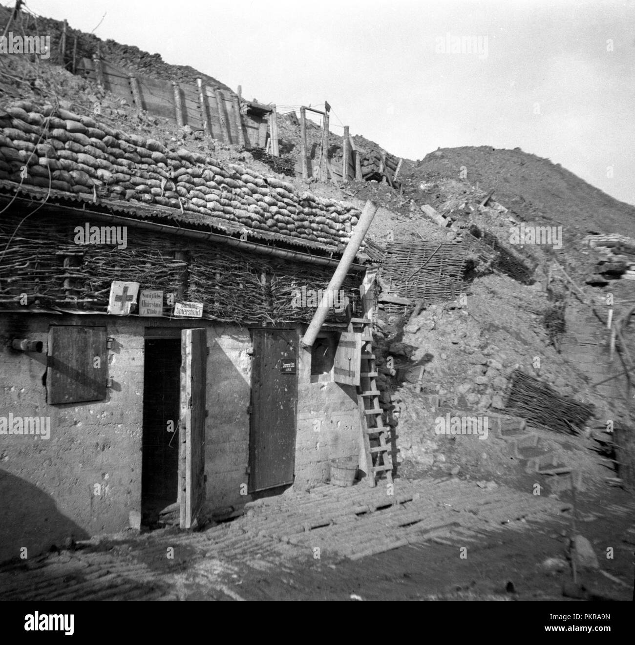 1. Weltkrieg Deutsches Heer Stellung in Frankreich Lazarett - 1st ...