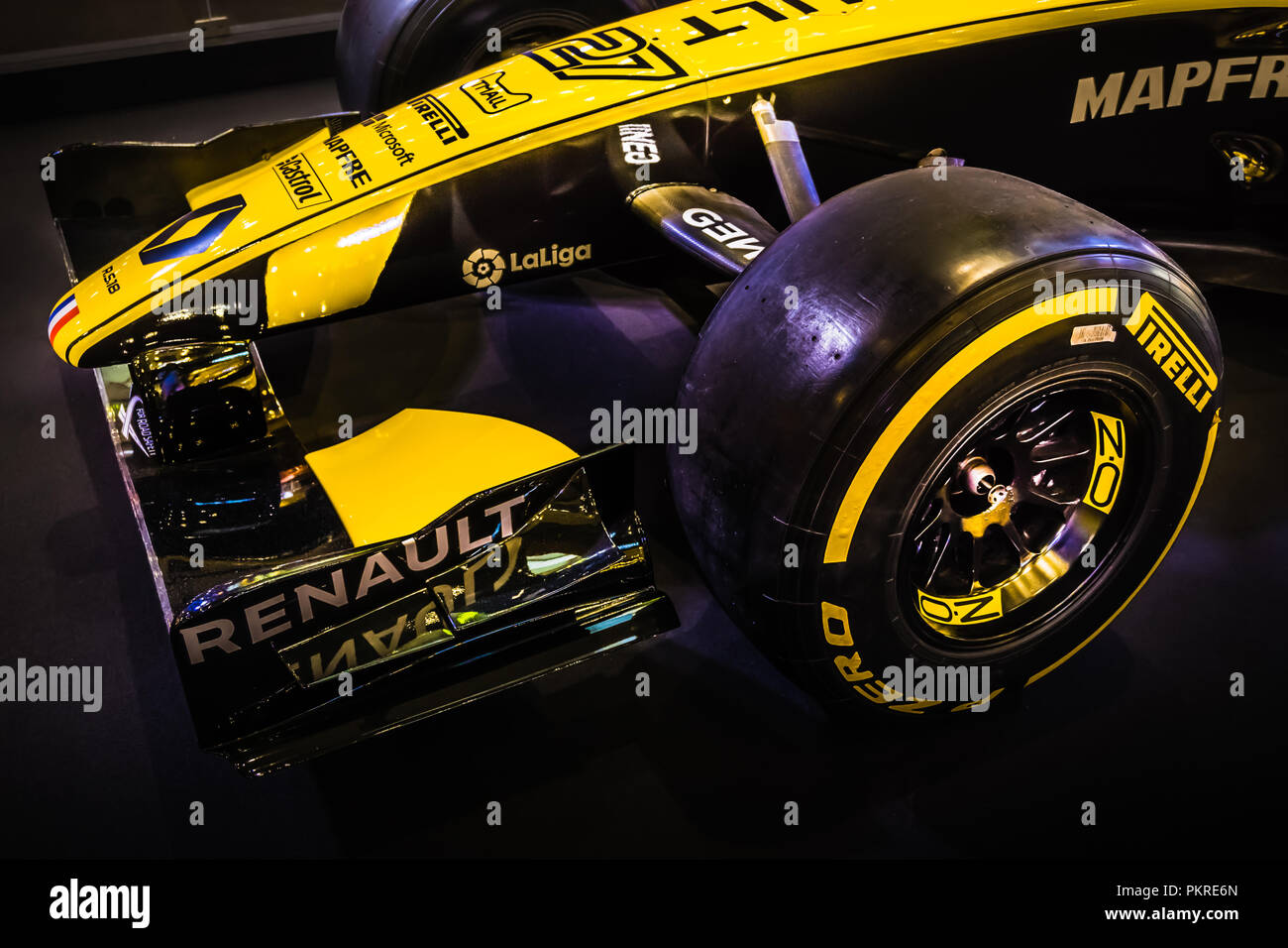 Singapore Sept 12 2018 Renault Sport F1 Showcase In