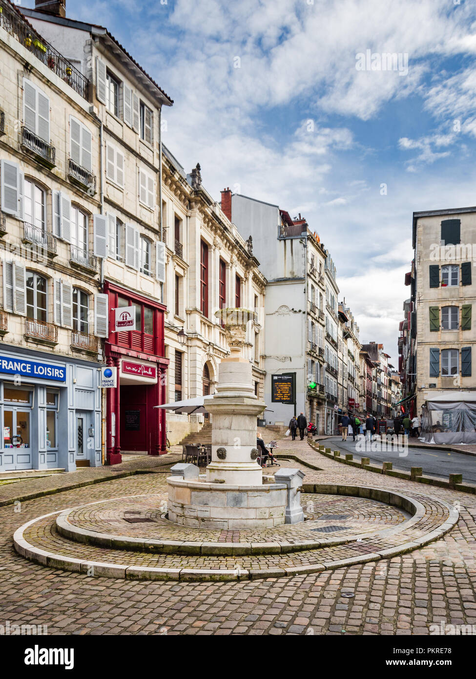 Place Pasteur, Bayonne Stock Photo Alamy