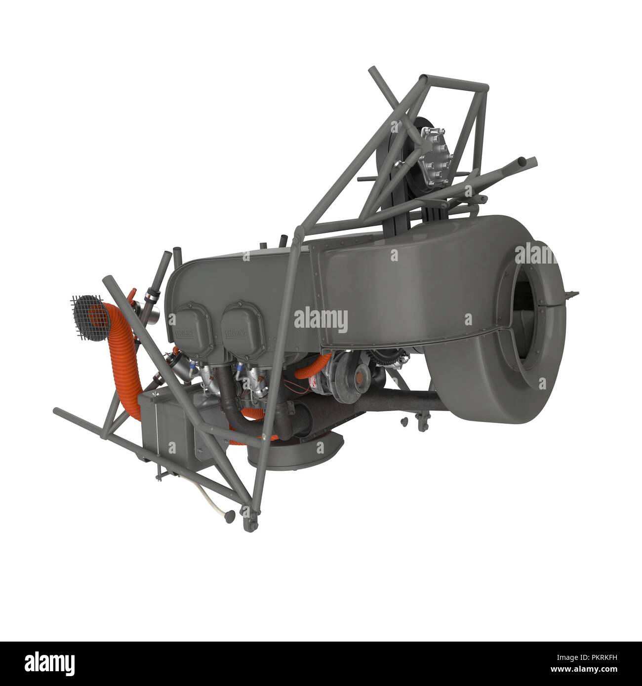 Vintage helicopter detail Cut Out Stock Images & Pictures Alamy