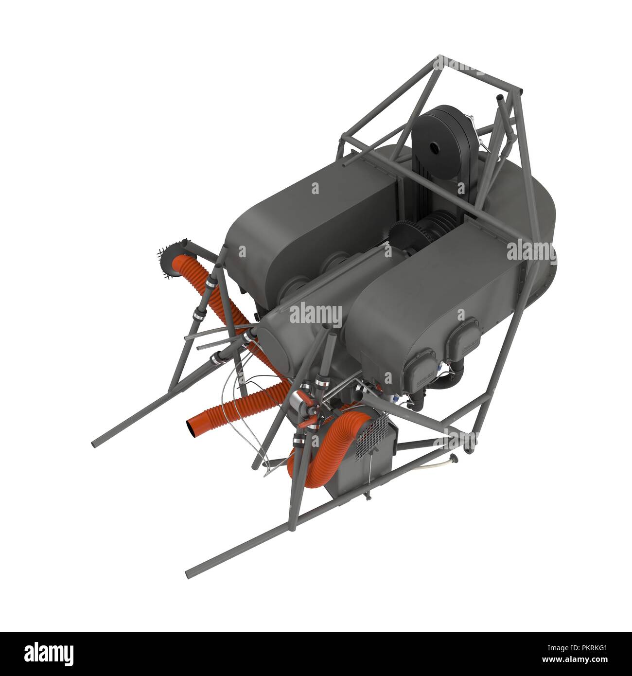 Vintage helicopter detail Cut Out Stock Images & Pictures Alamy