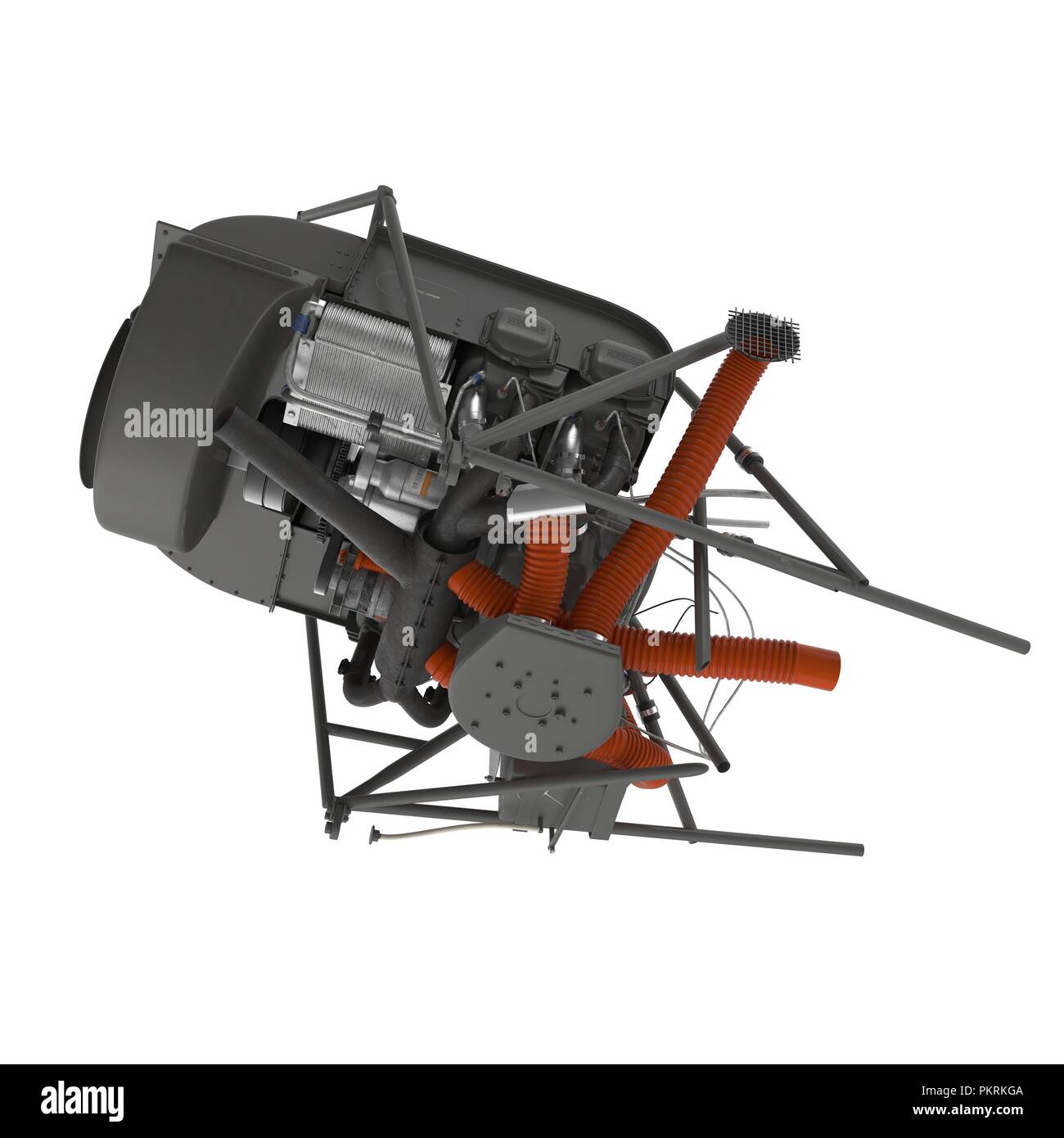 Vintage Helicopter Detail Cut Out Stock Images & Pictures Alamy