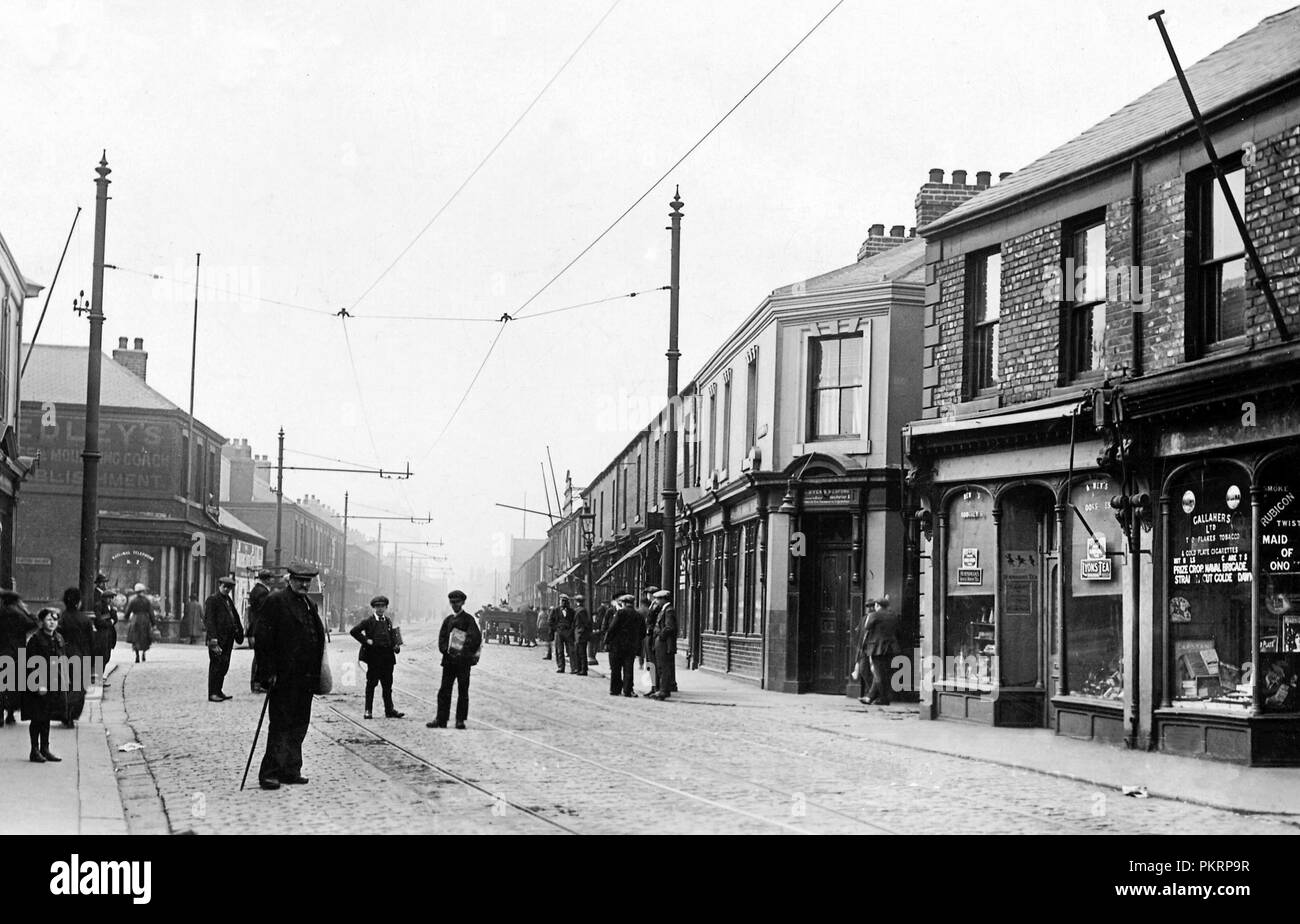 Western Road, Jarrow, early 1900s Stock Photo Alamy