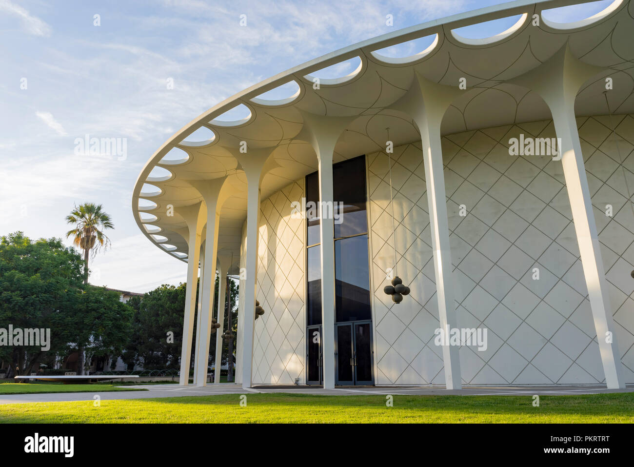 Los Angeles, OCT 5: Exterior view of Beckman Auditorium in Caltech on OCT 5, 2016 at Los Angeles, California Stock Photo