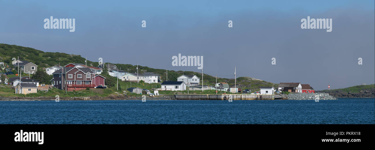 St. Anthony's Harbour and village from Moore's Drive in St. Anthony
