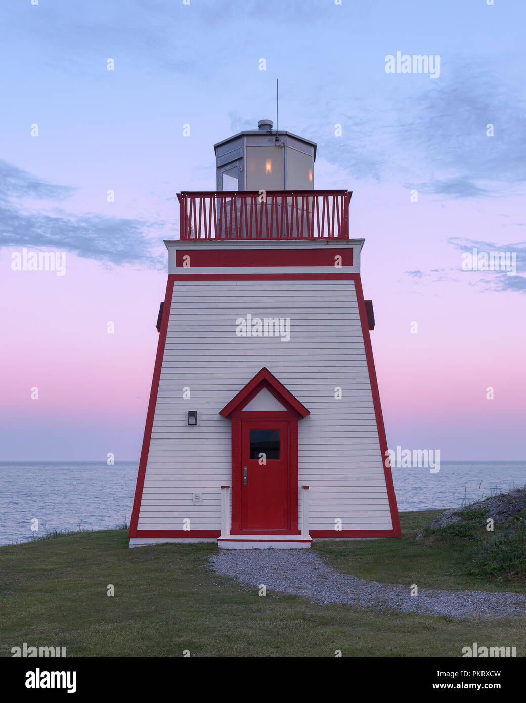 Fox Point (Fishing Point) Lighthouse on West Street in St. Anthony