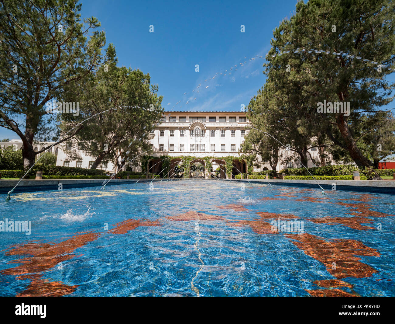 Los Angeles, JUL 21: Exterior view of the Beckman Institute in Caltech on JUL 21, 2018 at Los Angeles, California Stock Photo