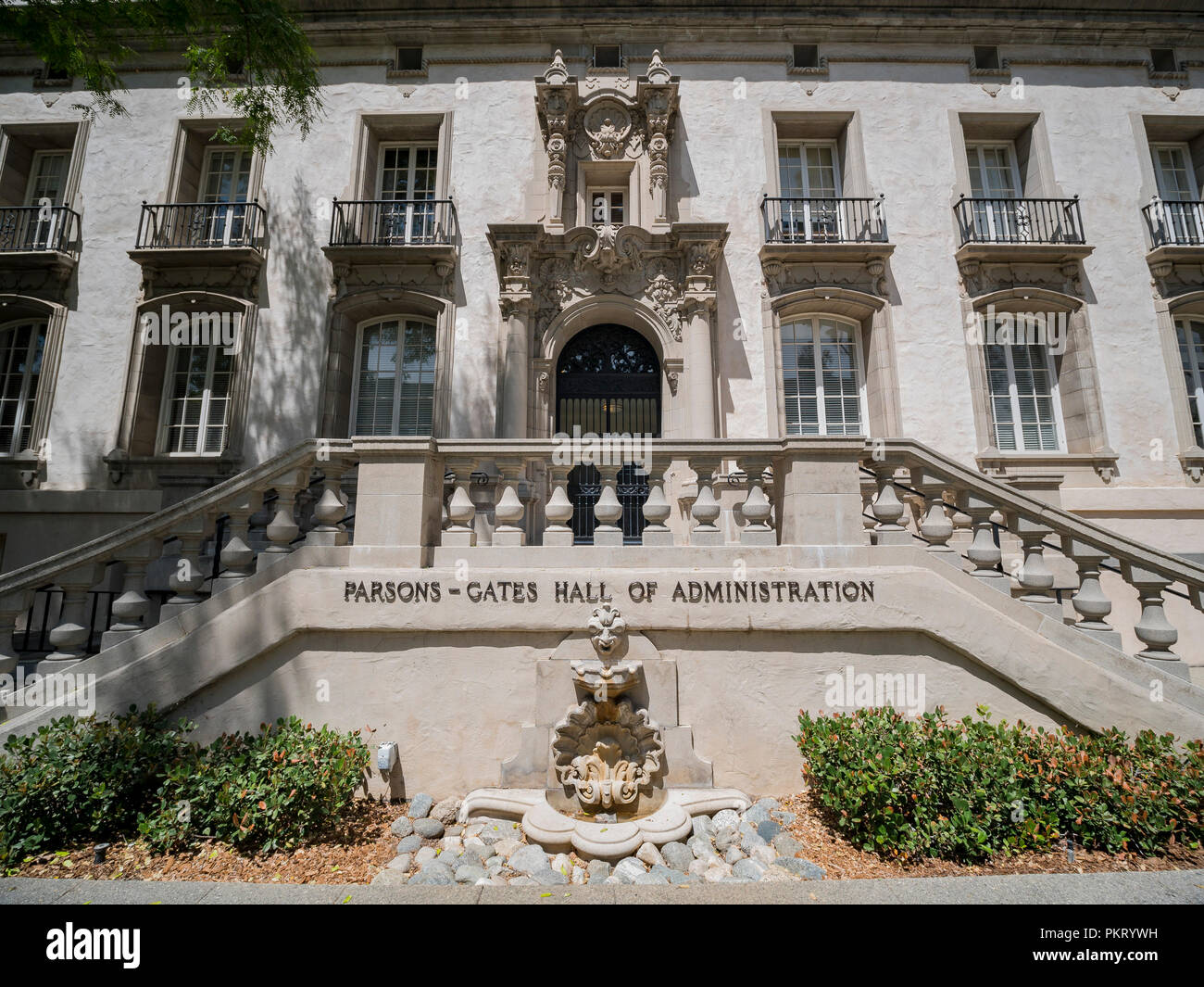 Los Angeles, JUL 21 Exterior view of the Parsons Gates, Hall of