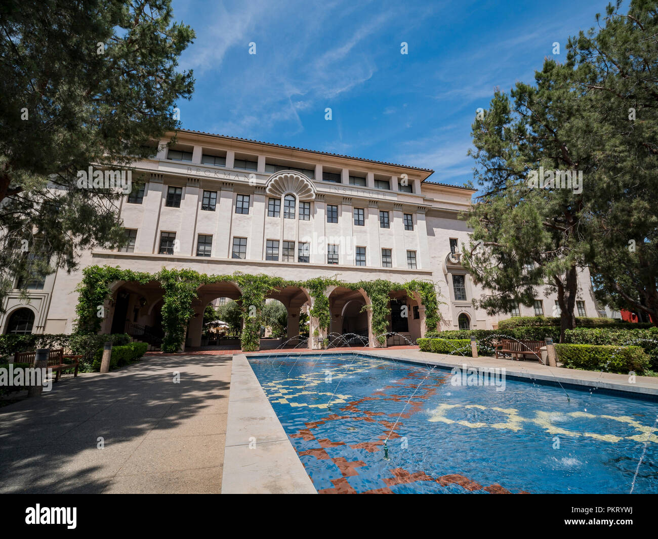 Los Angeles, JUL 21: Exterior view of the Beckman Institute in Caltech on JUL 21, 2018 at Los Angeles, California Stock Photo