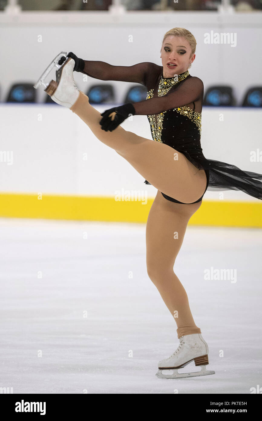 Amber Glenn (USA), SEPTEMBER 14, 2018 Figure Skating Lombardia