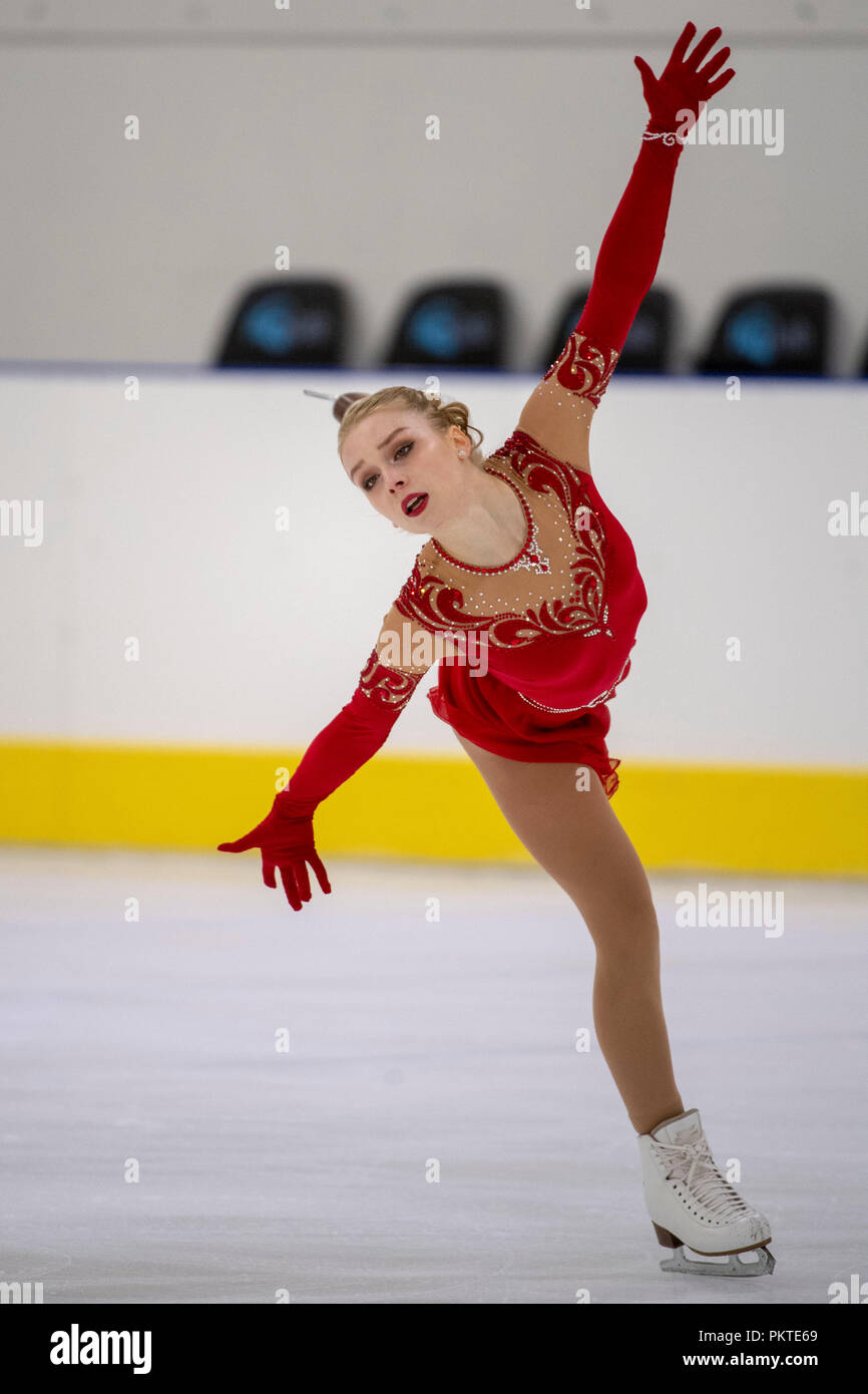 Viveca Lindfors (FIN), SEPTEMBER 14, 2018 - Figure Skating : Lombardia ...