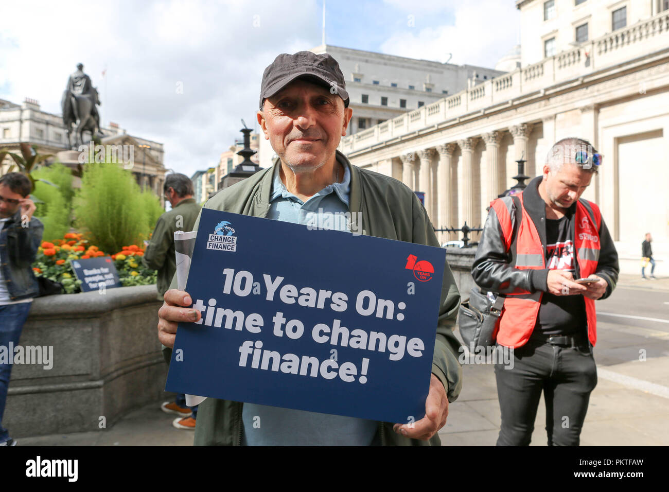 London Uk 15th Sept 2018 Ten Years Since The Collapse Of