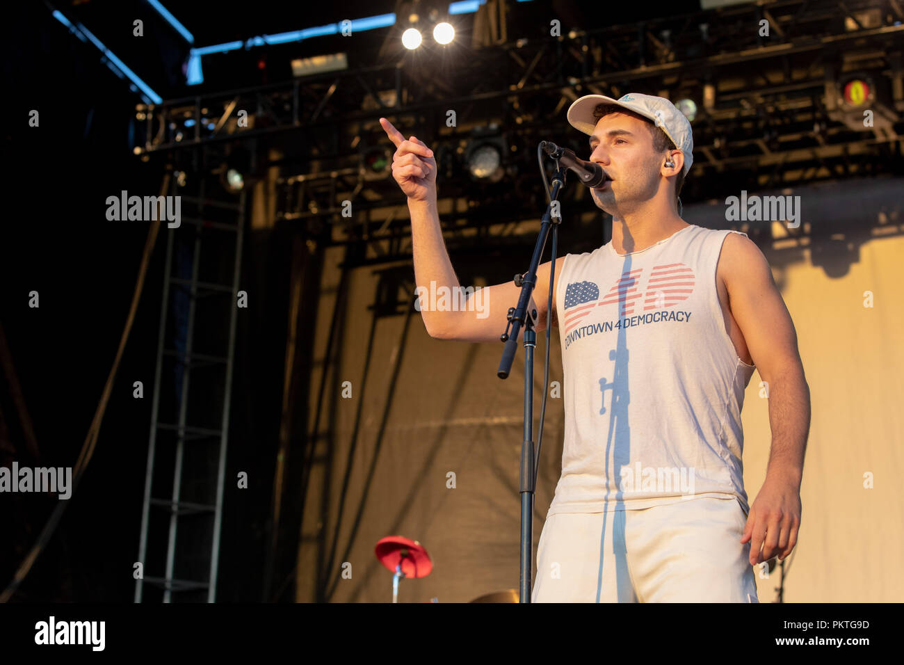 Chicago, Illinois, USA. 14th Sep, 2018. JACK ANTONOFF of Bleachers