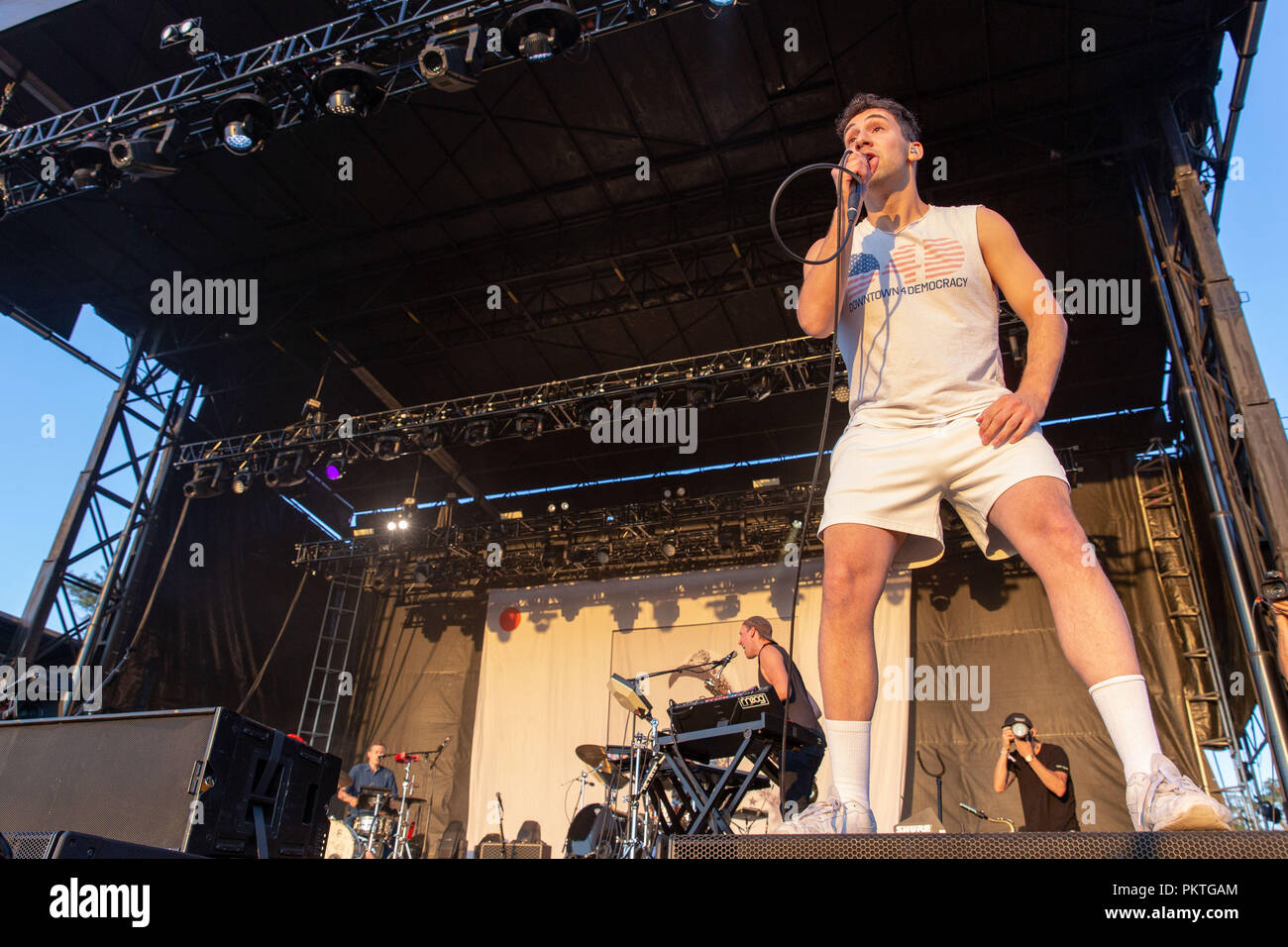 Chicago, Illinois, USA. 14th Sep, 2018. JACK ANTONOFF of Bleachers