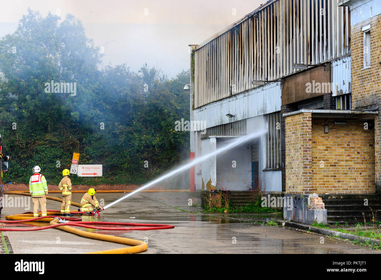 Factory on fire hi-res stock photography and images - Alamy