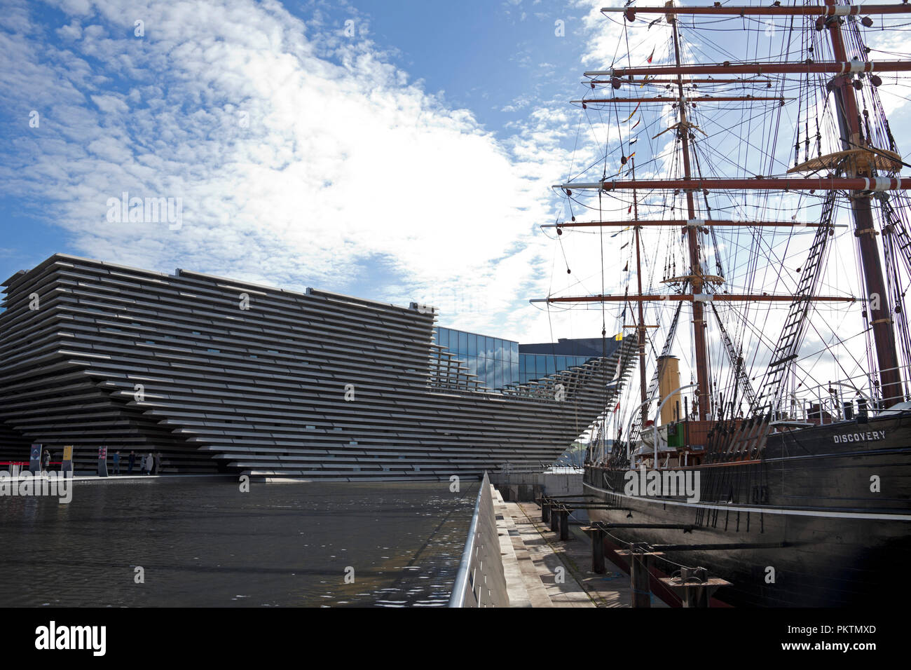 Dundee, Scotland, UK, 15th September 2018, opening day of V&A Design Museum Stock Photo