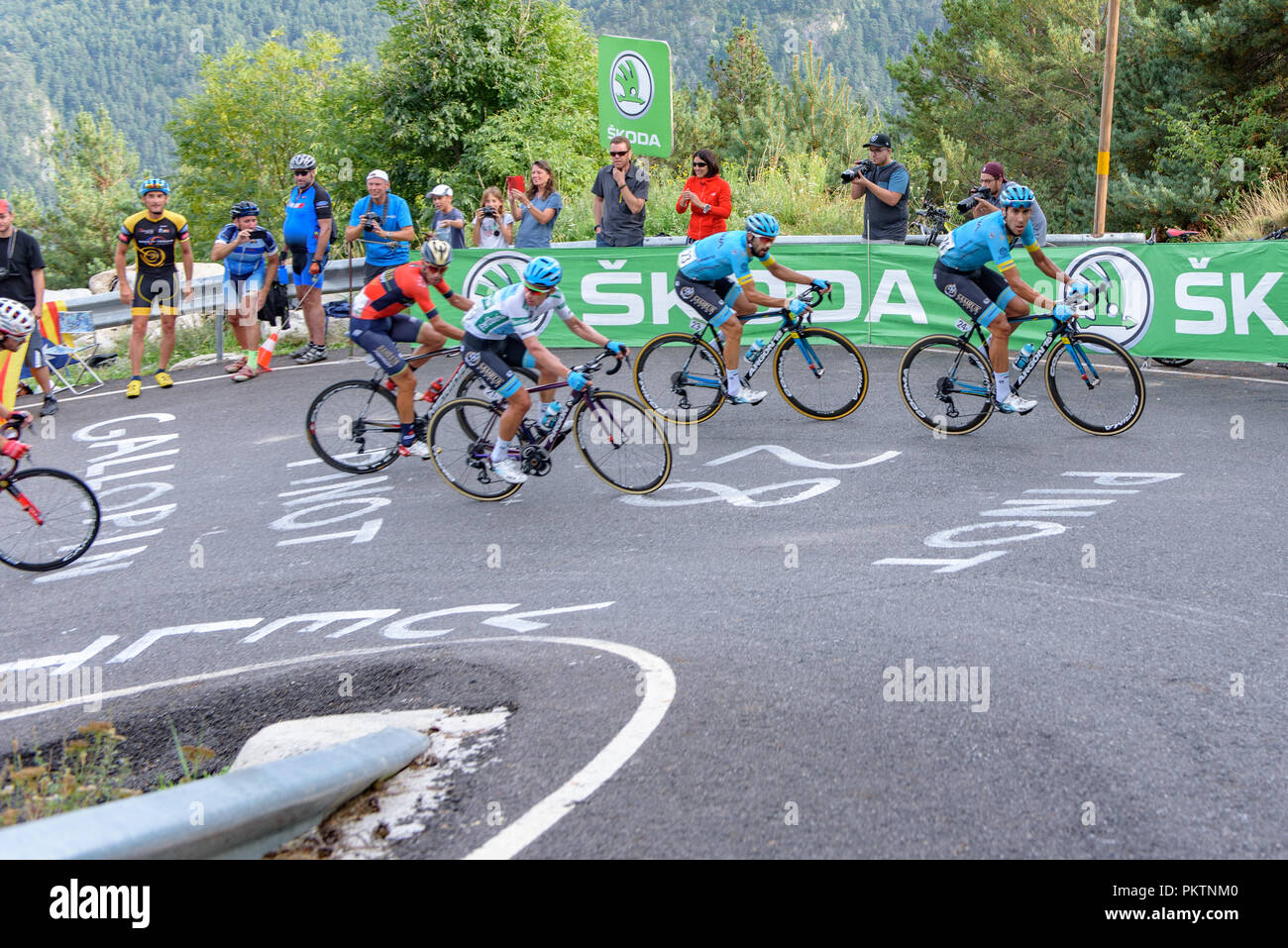 Sant Julia De Loria Andorra 15th September 2018 Stage 20 Of La Vuelta A Espana 2018 Escaldes Engordany To Coll De La Gallina Santuari De Canolich Sant Julia De Loria Andorra Credit
