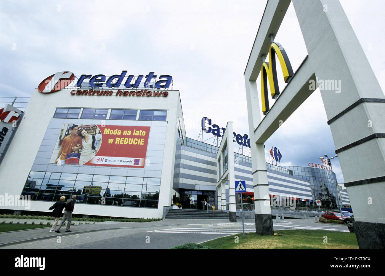Reduta shopping centre in Warsaw in Poland Stock Photo
