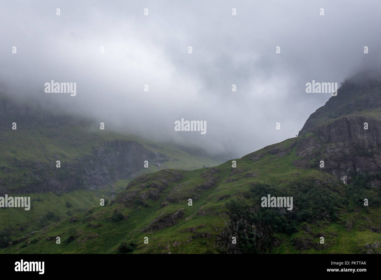 The Highlands is a historic region of Scotland. Stock Photo