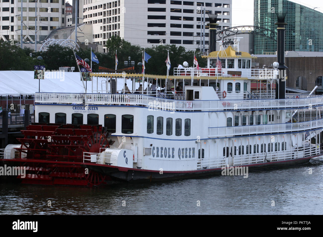 new orleans boat to cross the mississipi river Stock Photo Alamy