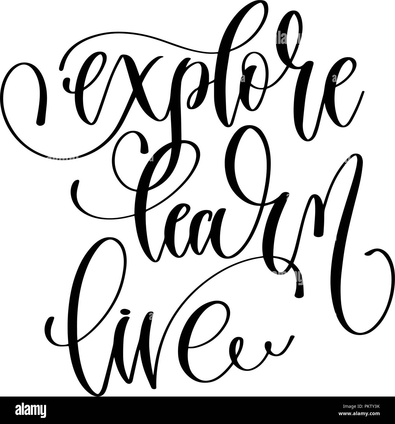 Live to explore Stock Vector Images - Alamy