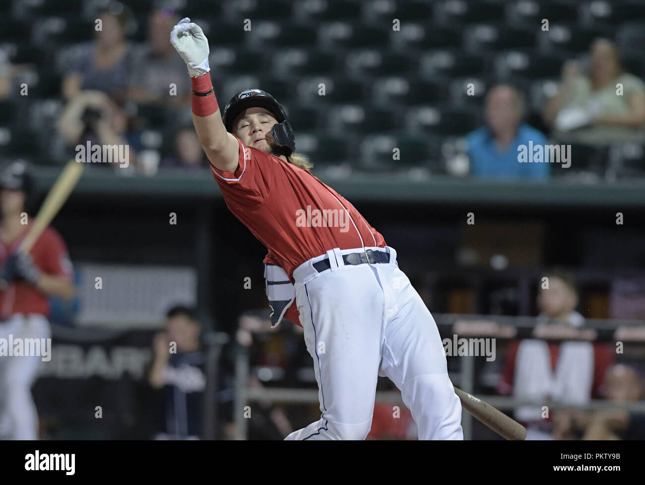 Shortstop Bo Bichette bats during an Eastern Division Championship