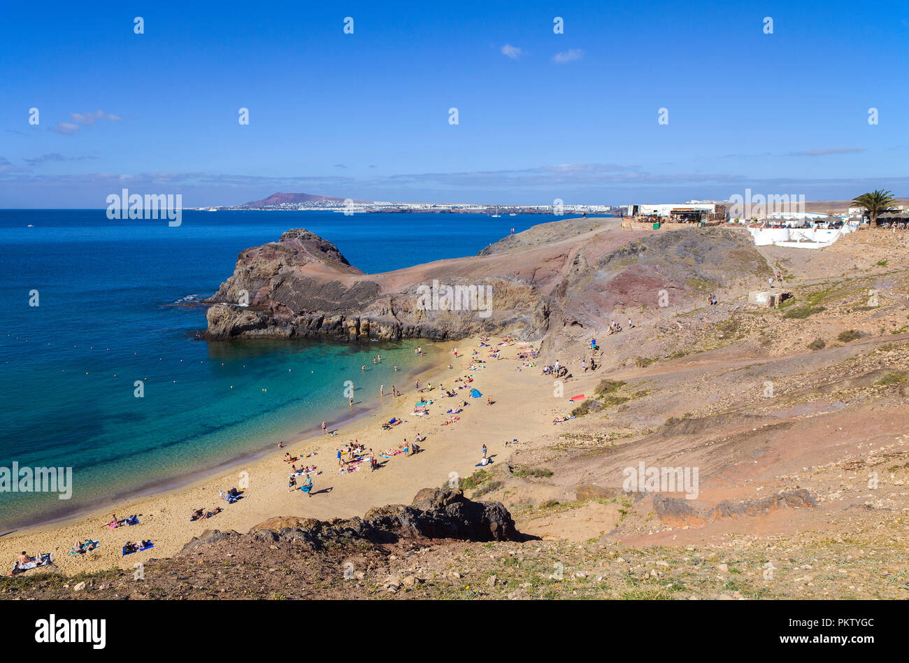 Playa Blanca Lanzarote Park Stock Photos Playa Blanca