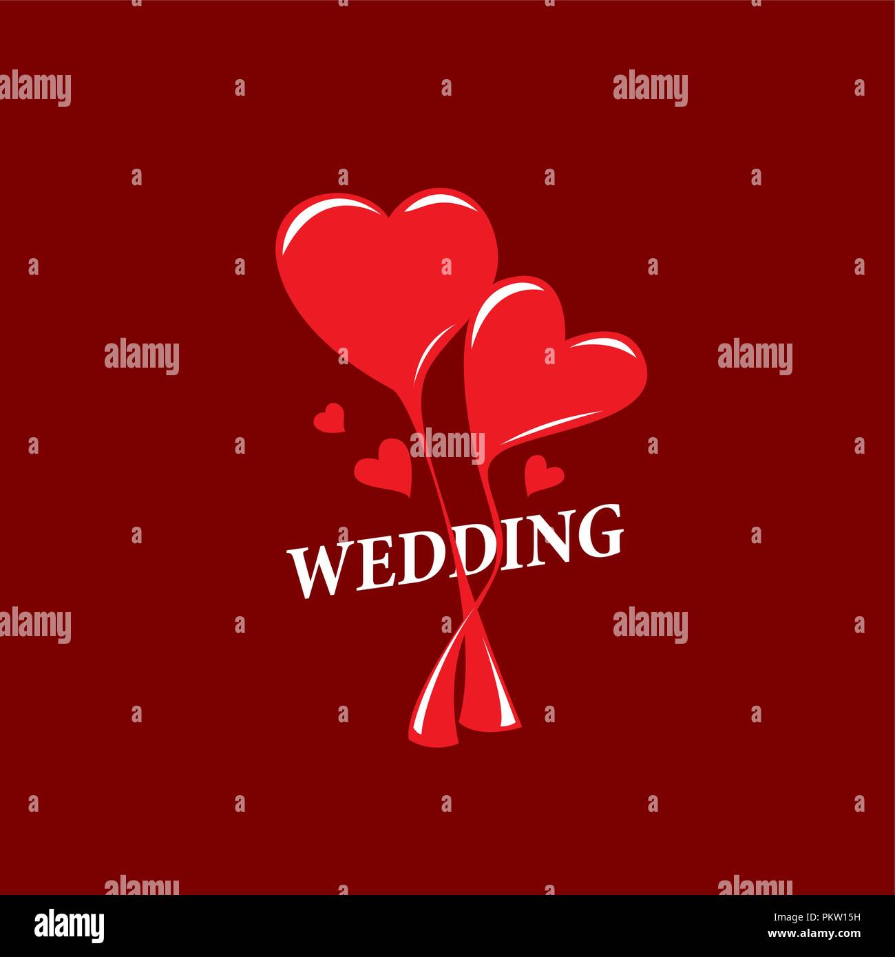 vector logo wedding Stock Vector Image & Art - Alamy