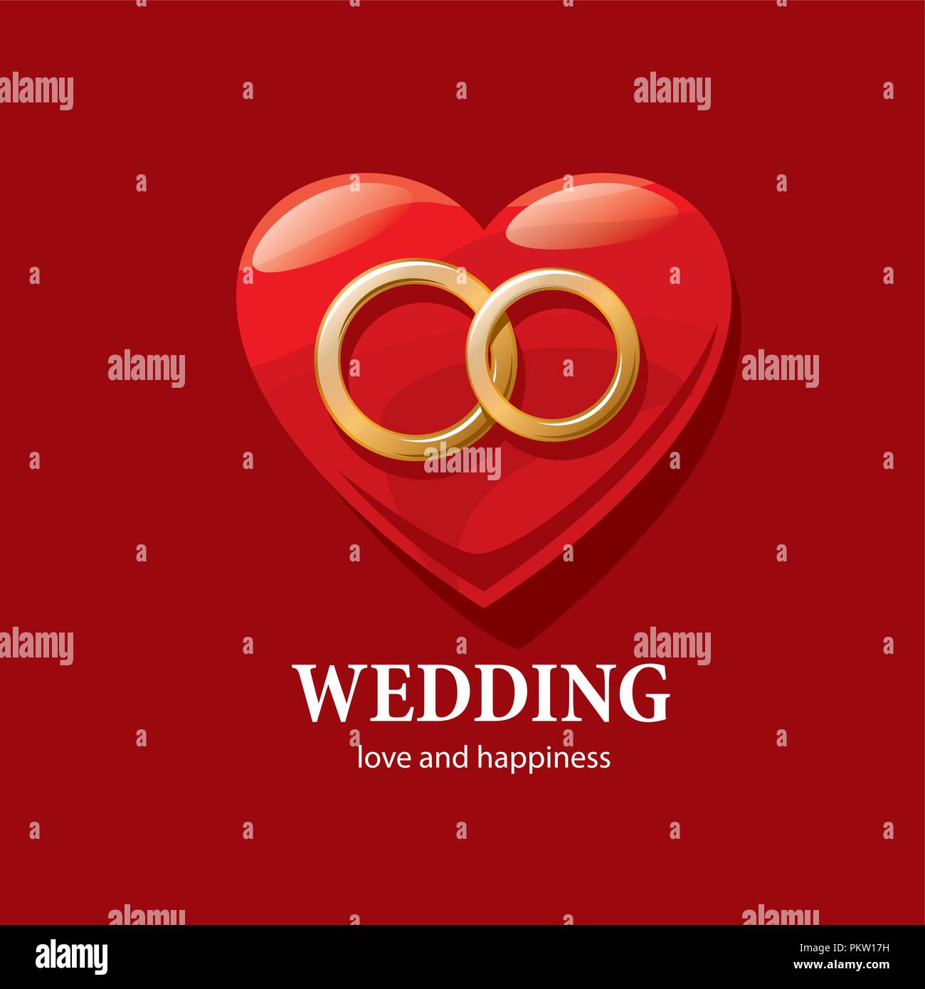 vector logo wedding Stock Vector Image & Art - Alamy