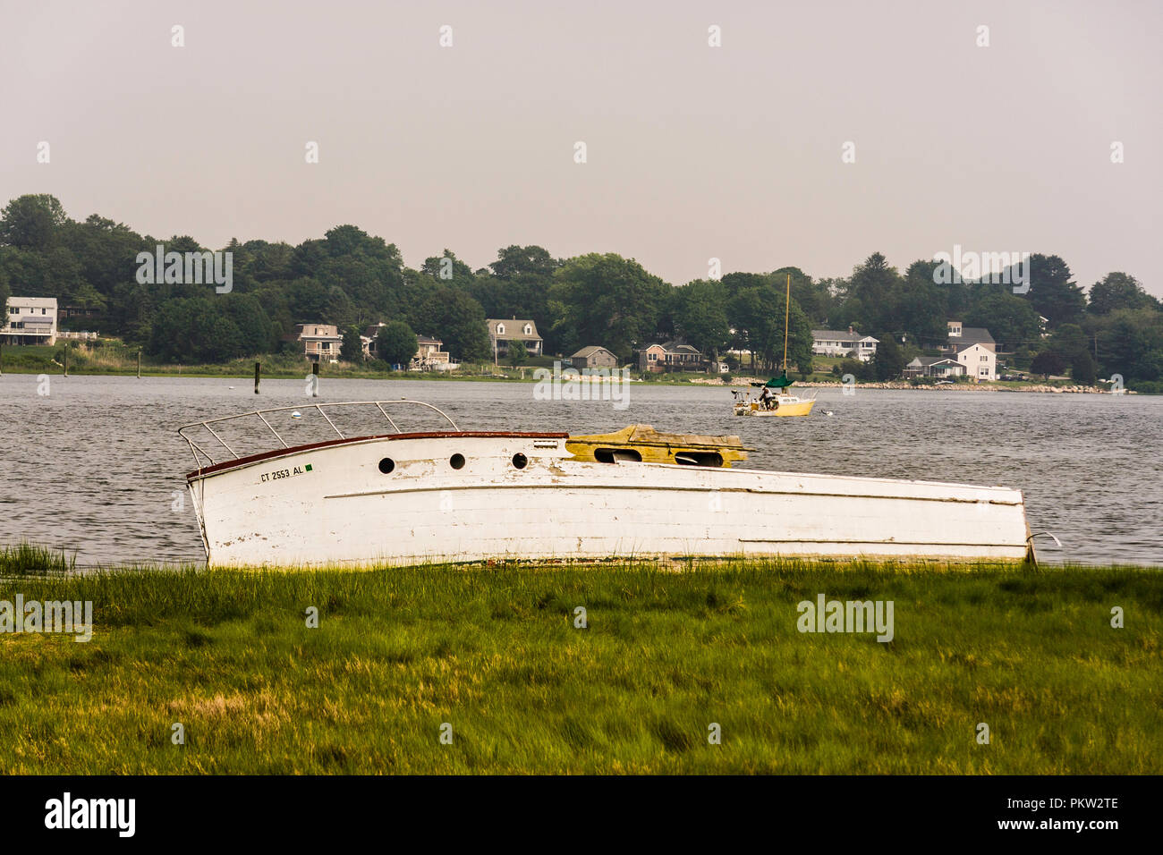 Boat   Mystic, Connecticut, USA Stock Photo