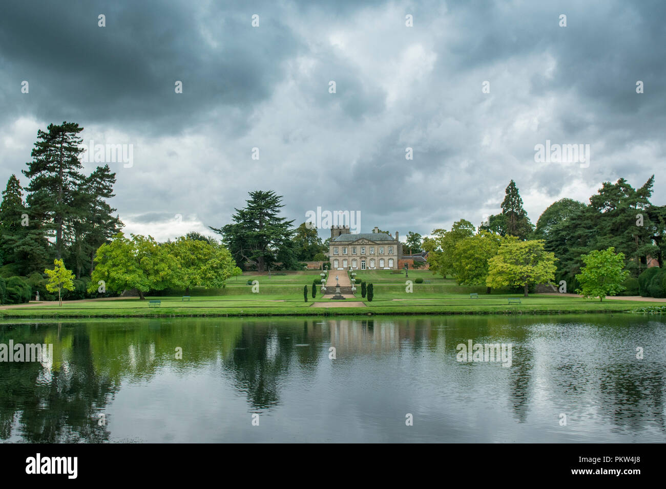 Melbourne Hall & Gardens, Derbyshire, UK. A stately home and 18th