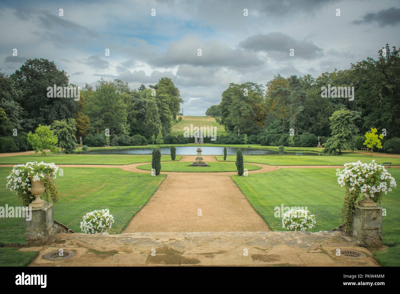 Melbourne Hall & Gardens, Derbyshire, UK. A stately home and 18th