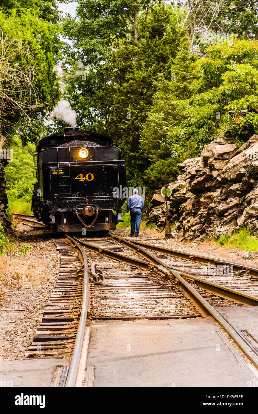 Steam Train Deep River, Connecticut, USA Stock Photo Alamy