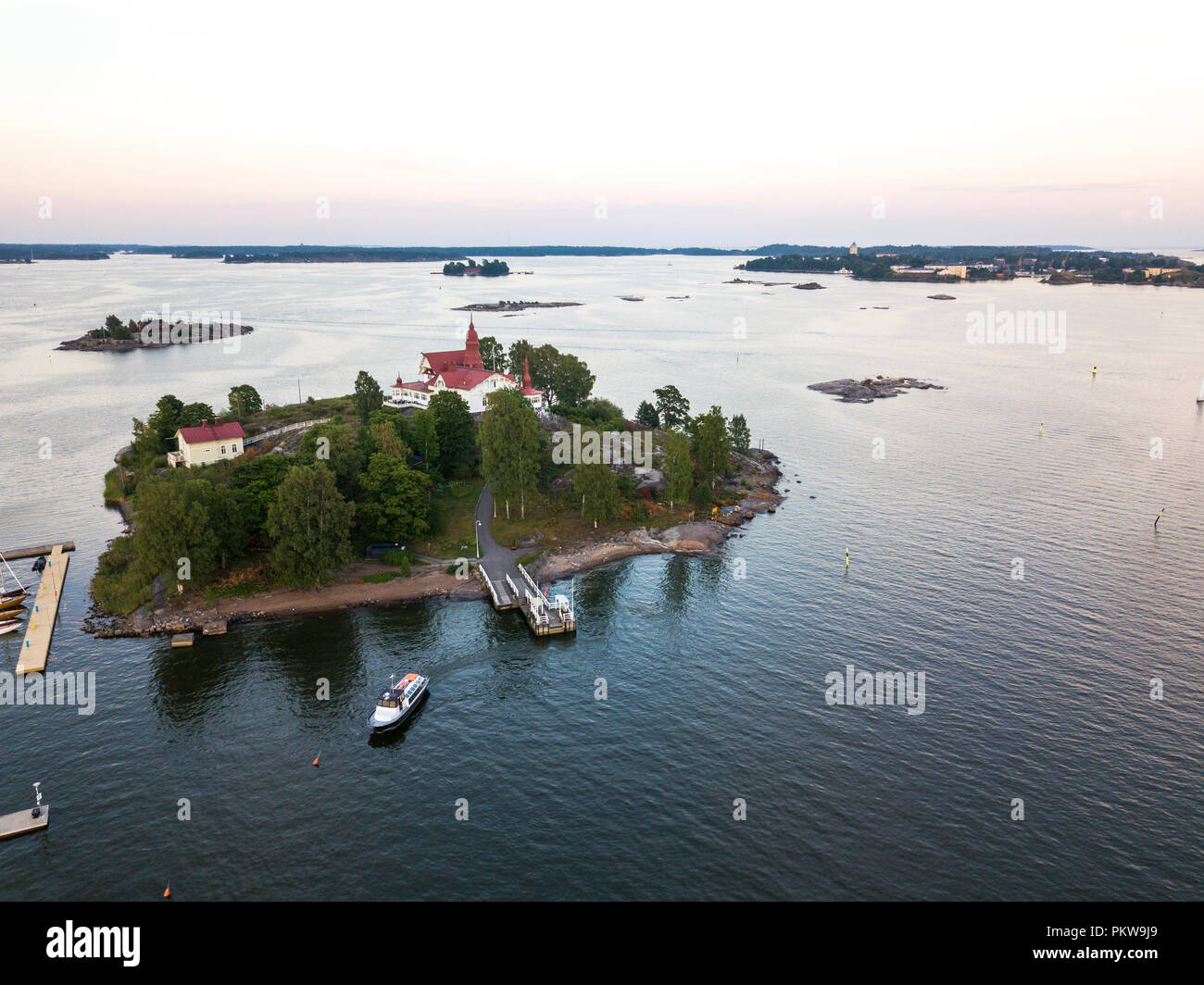 Helsinki archipelago Stock Photo