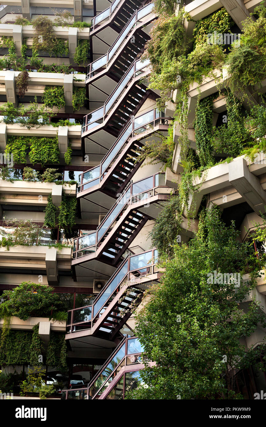 The Planeta building, Barcelona, Spain. Stock Photo