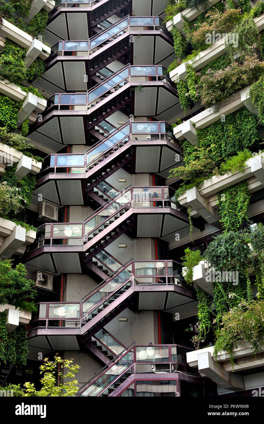 The Planeta building, Barcelona, Spain. Stock Photo