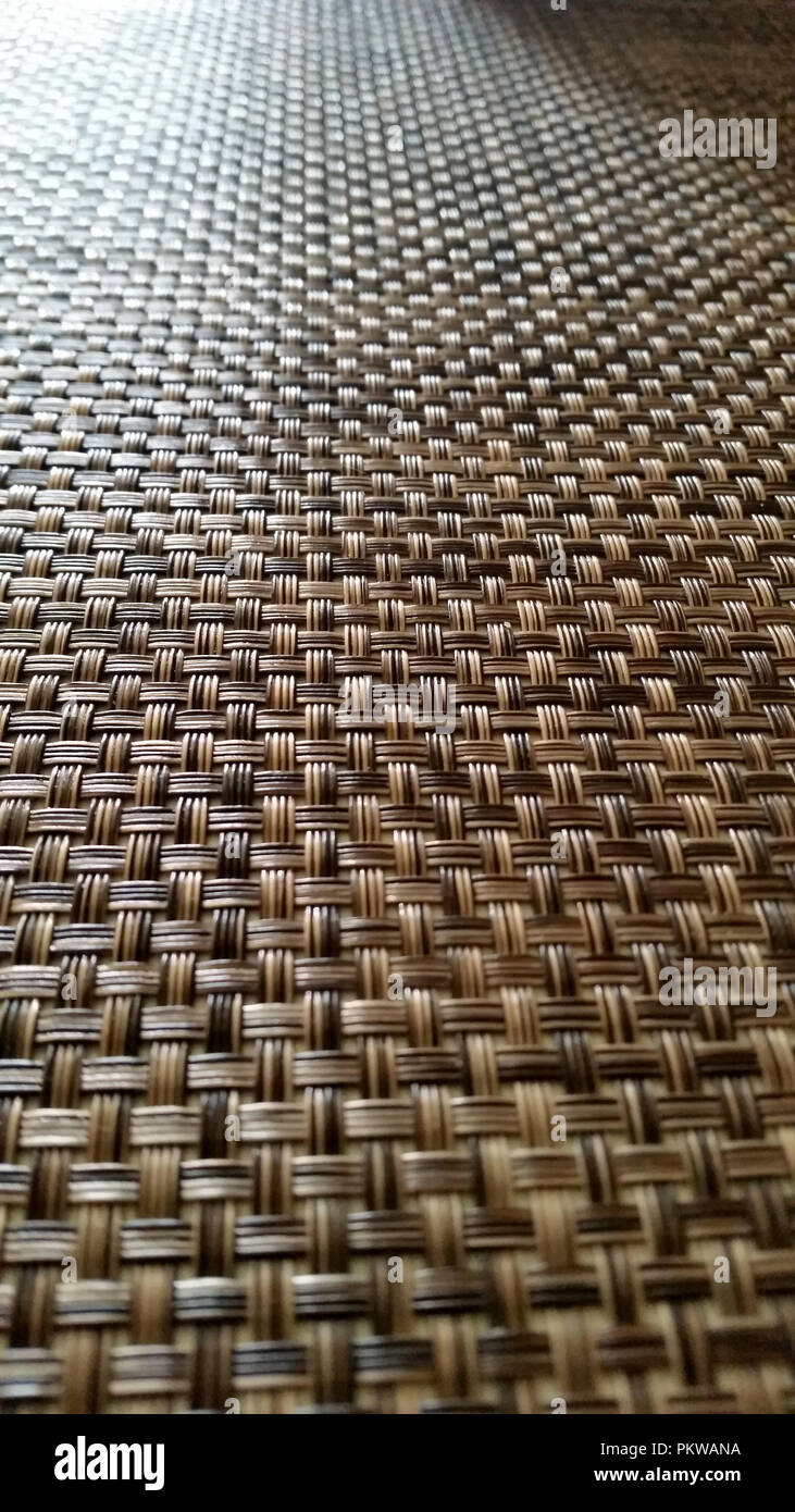 Wicker texture. Full Frame Shot Of Wicker Basket. Stock Photo