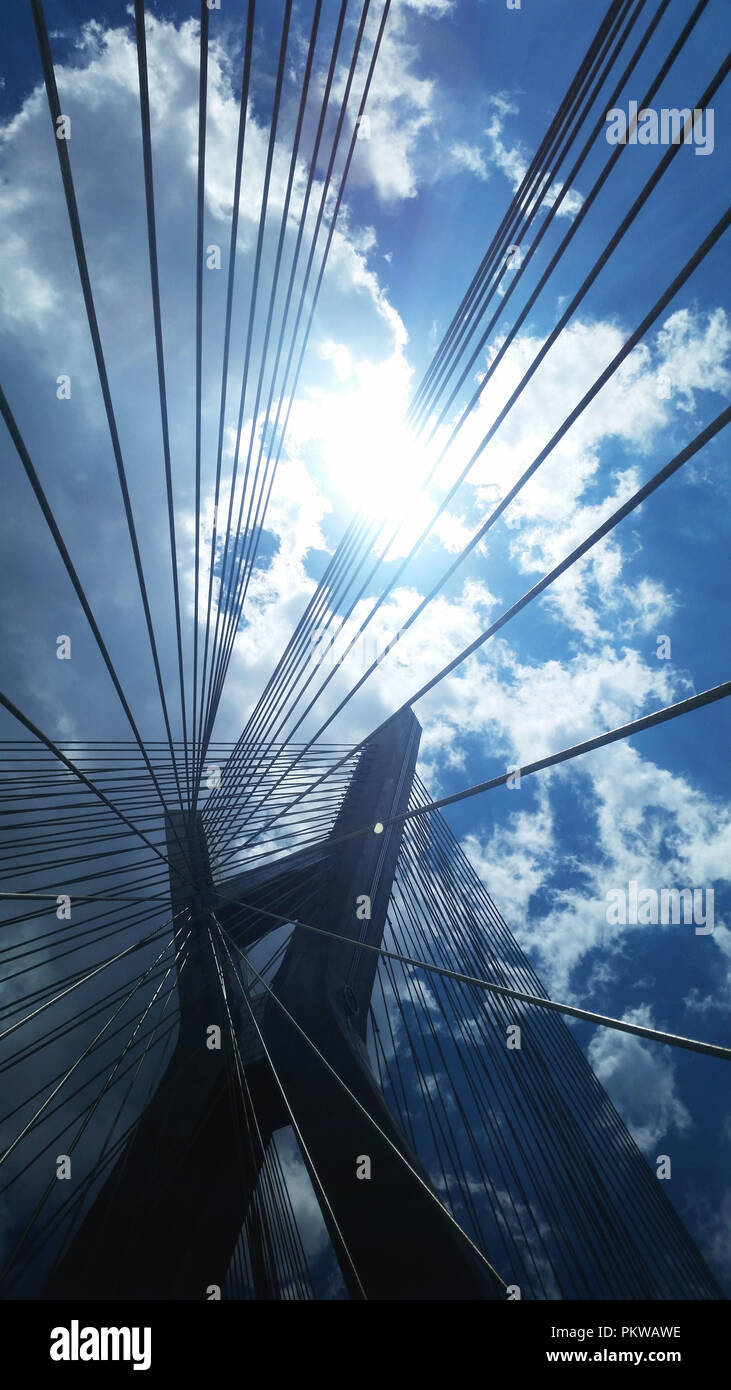 Cablestayed bridge in the world Stock Photo Alamy