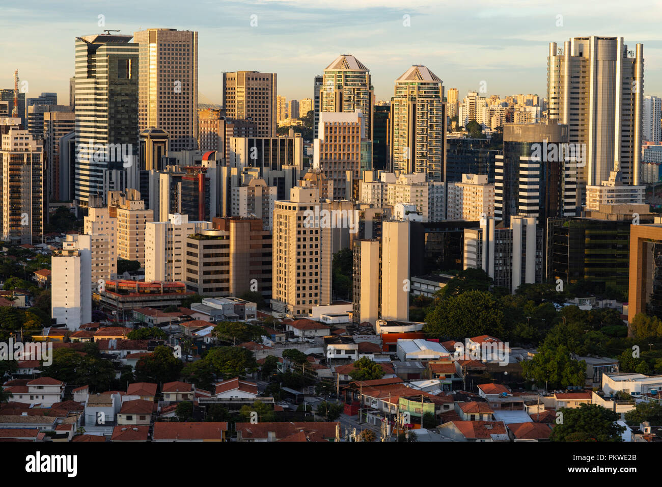 Beautiful cities in the world. Sao Paulo city, Brazil South America. Stock Photo