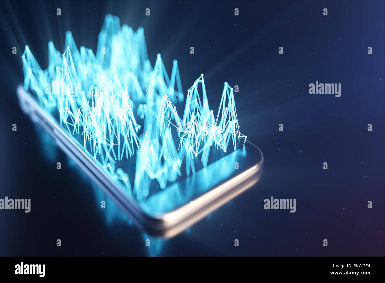 Connecting lines points hi-res stock photography and images - Alamy