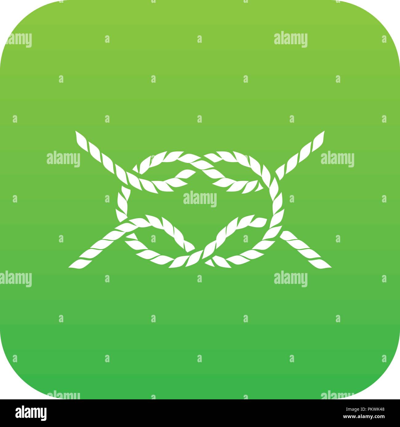 Rope icon green vector Stock Vector Image & Art - Alamy