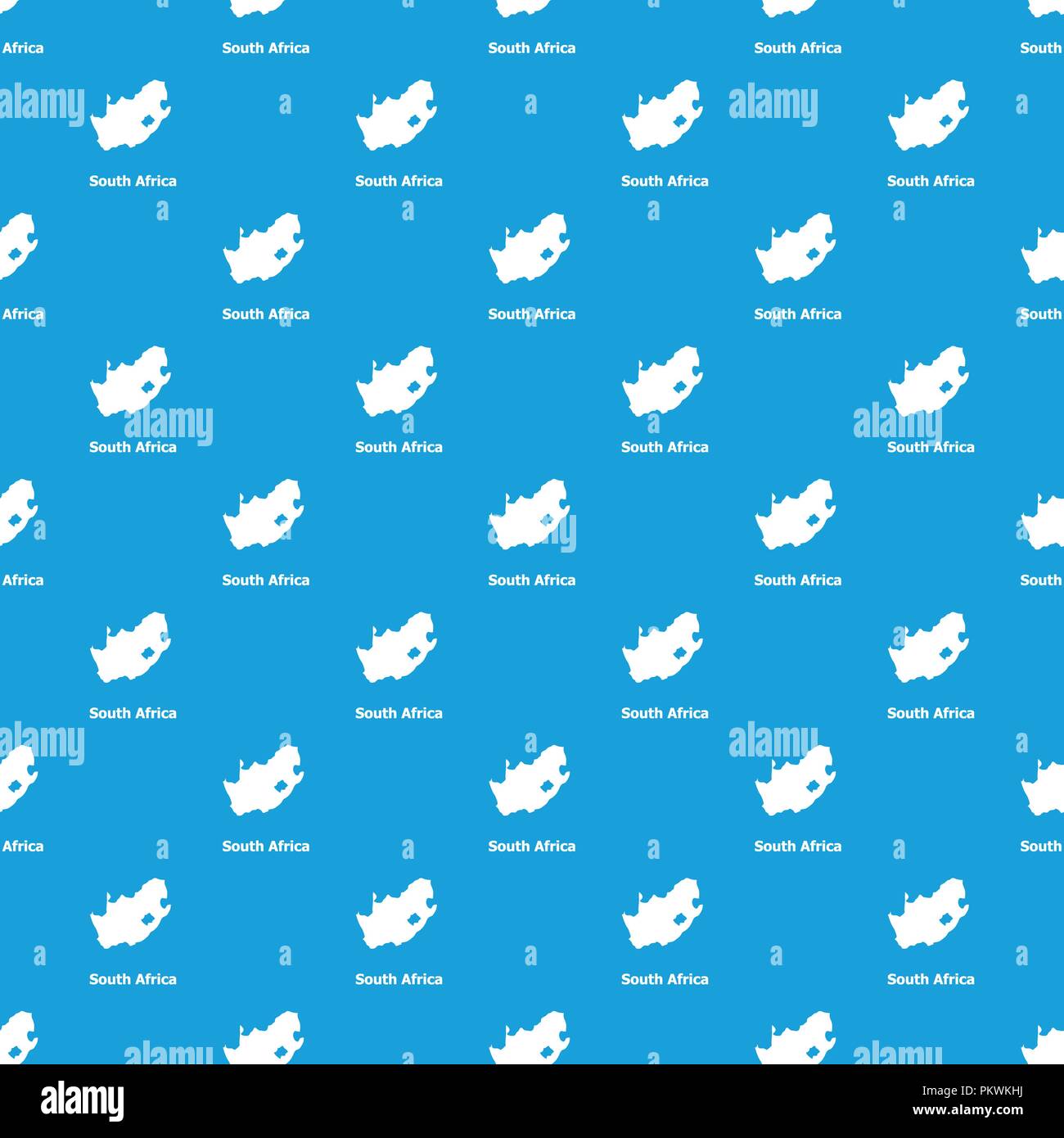 South africa map pattern vector seamless blue Stock Vector Image & Art ...
