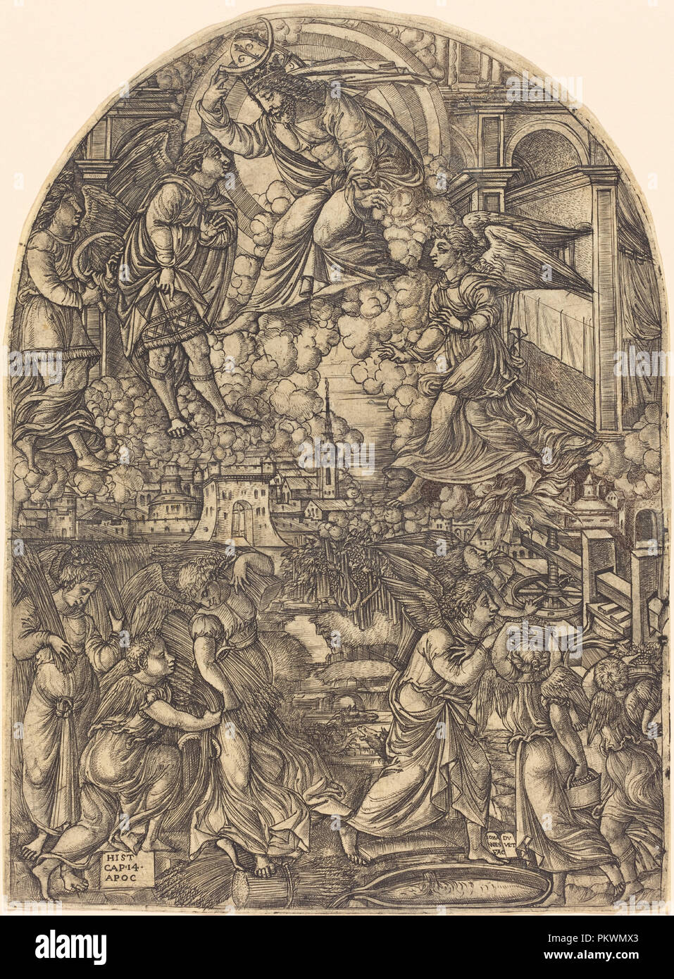 The Winepress of the Wrath of God. Dated: 1546/1556. Medium: engraving ...