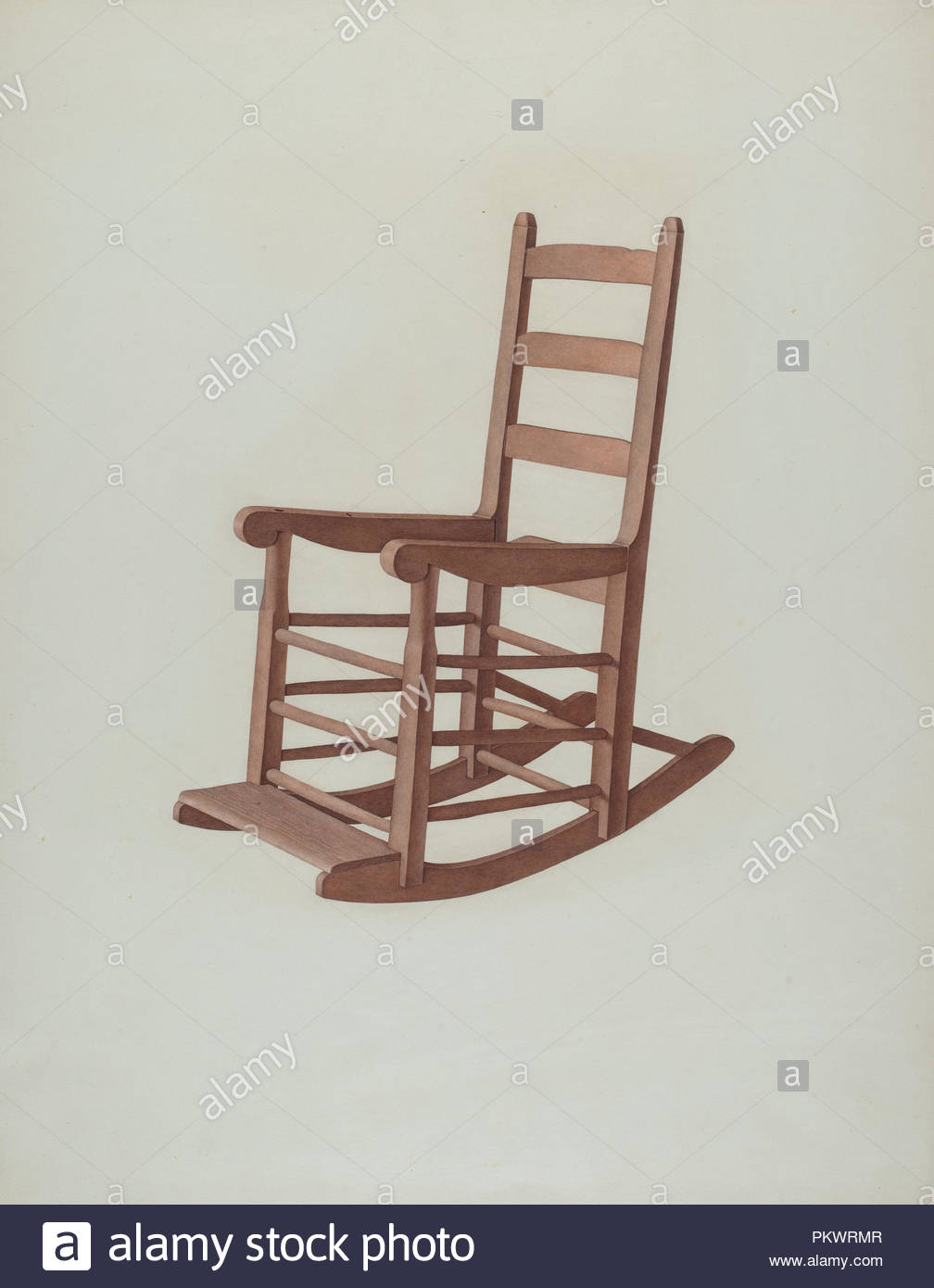 Rocker Dated C 1941 Dimensions Overall 45 4 X 35 4 Cm