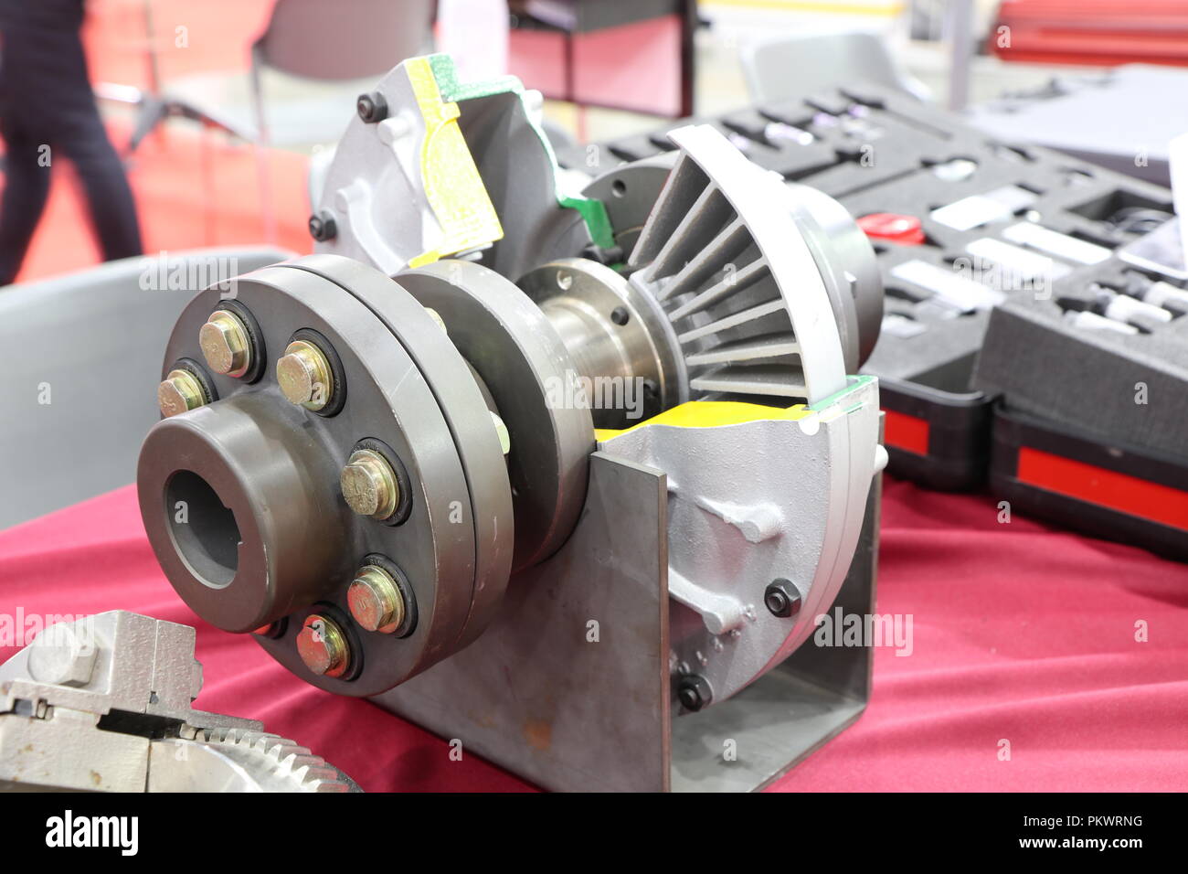 The Fluid Coupling for transmission motor power Stock Photo Alamy