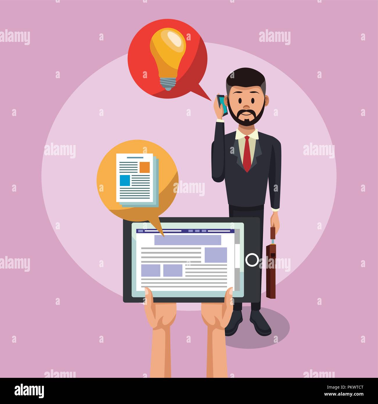 Executive businessman cartoon Stock Vector Image & Art - Alamy