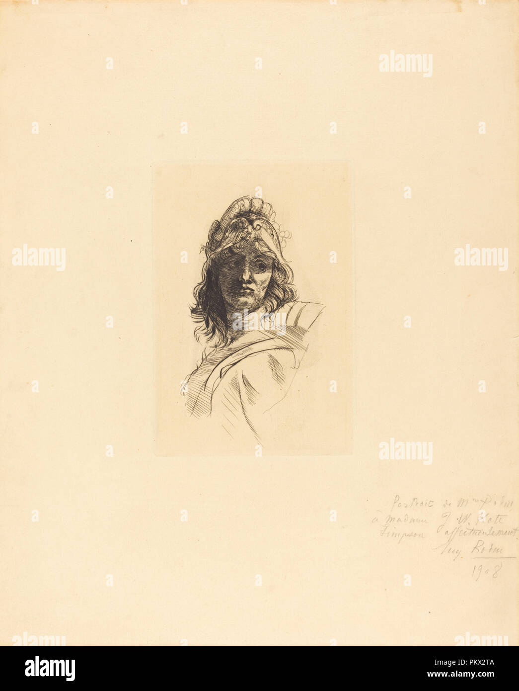 Buste de Bellone. Dated: 1883. Medium: etching and drypoint. Museum ...